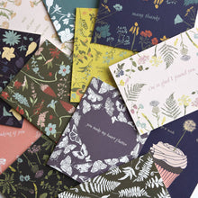 Load image into Gallery viewer, Love You to the Moon + Back Card: A2 Size : 4.25" x 5.5"