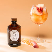 Load image into Gallery viewer, Raw Peach Syrup - Organic - 400ml - 13,5 fl. oz.