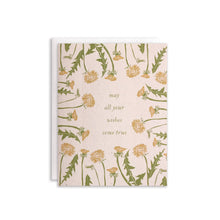 Load image into Gallery viewer, Birthday Dandelions Card: A2 Size : 4.25" x 5.5"