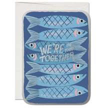 Load image into Gallery viewer, Sardines encouragement greeting card
