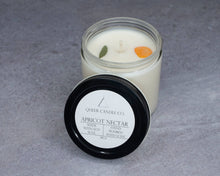 Load image into Gallery viewer, Apricot Nectar Candle: Clear Glass Jar: 8 oz
