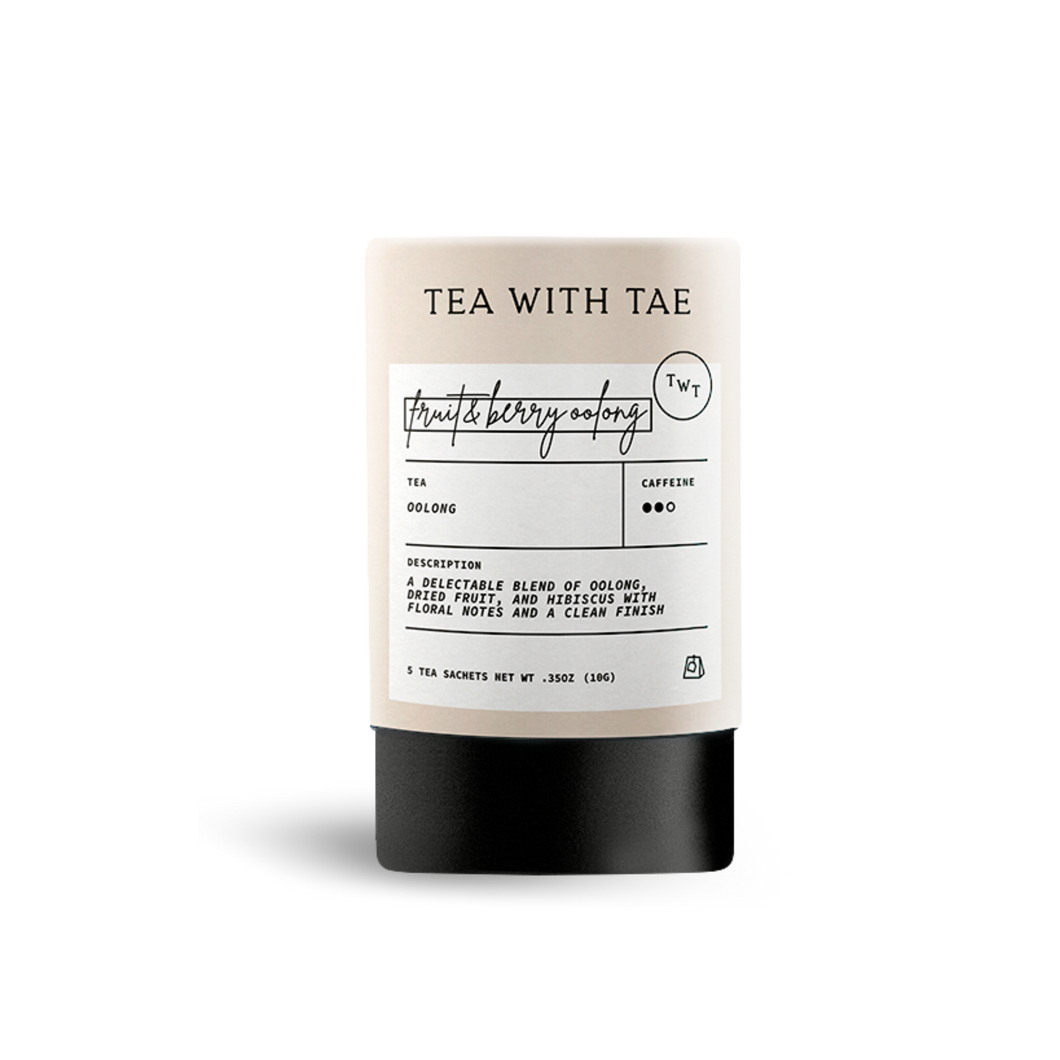 Fruit & Berry Oolong Mini Tea Tube Gift (5 tea bags)