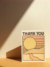 Load image into Gallery viewer, Thank You Sun thank you greeting card: Singles
