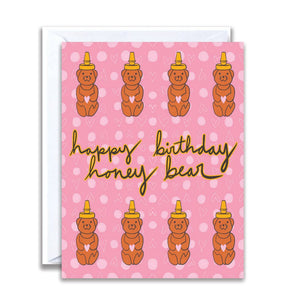 Honey Bear, Birthday Card