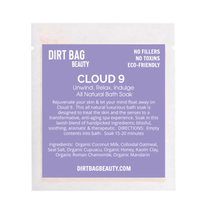 Organic Bath Soak- Cloud 9 Single use