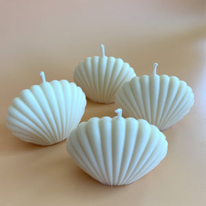 Shell Candle - White