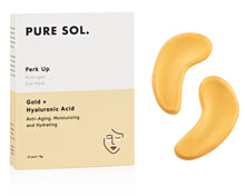 Load image into Gallery viewer, Perk Up - Gold and Hyaluronic Acid Eye Mask
