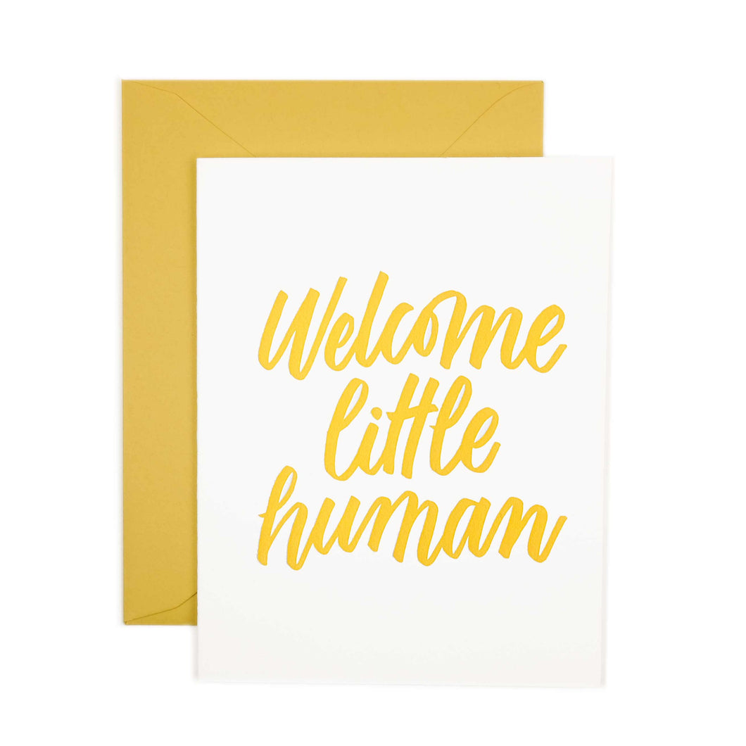 Little Human - Letterpress Card