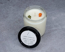 Load image into Gallery viewer, Apricot Nectar Candle: Clear Glass Jar: 8 oz
